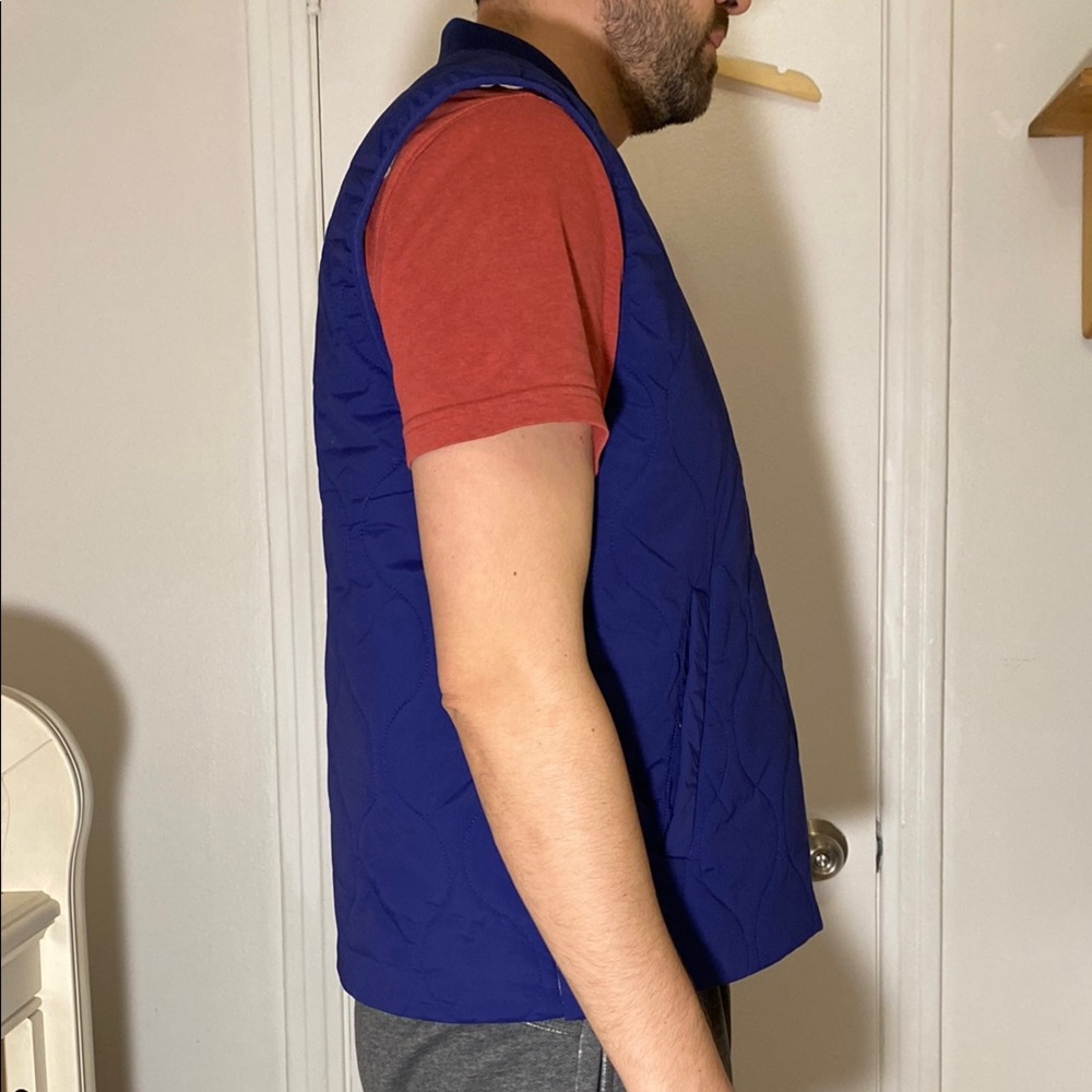 TILLEY BLUE COPPIN GOLF VEST Men XL NWT - Picture 6 of 6